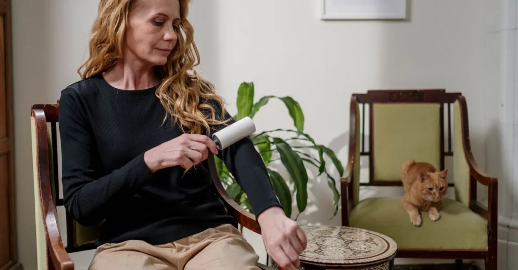 découvrez des solutions efficaces pour éliminer les poils de chat de vos vêtements et meubles, et gardez votre maison propre et sans allergènes.