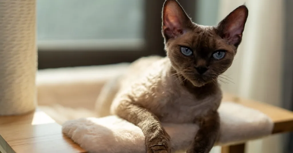 découvrez le cornish rex, un chat élégant au pelage ondulé unique, reconnu pour sa nature affectueuse et son énergie débordante. parfait compagnon pour les amateurs de chats actifs et sociables.