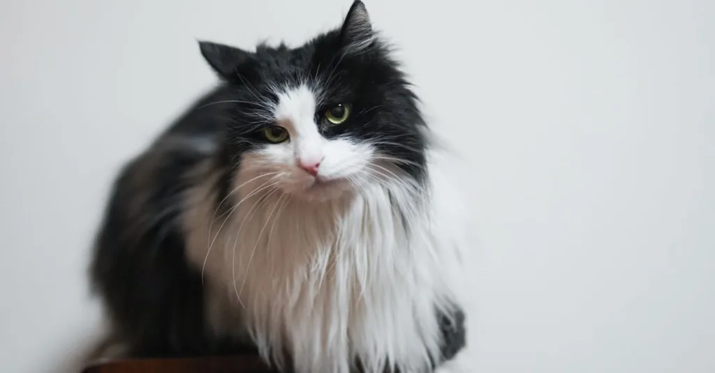 découvrez le norwegian forest cat, un chat majestueux aux poils longs, robuste et affectueux, idéal pour les amateurs de félins fascinants et pleins de caractère.