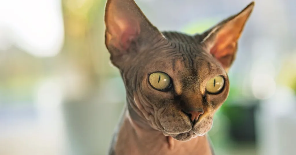 découvrez le peterbald, un chat élégant et unique au pelage soyeux, apprécié pour son caractère affectueux et son apparence singulière.